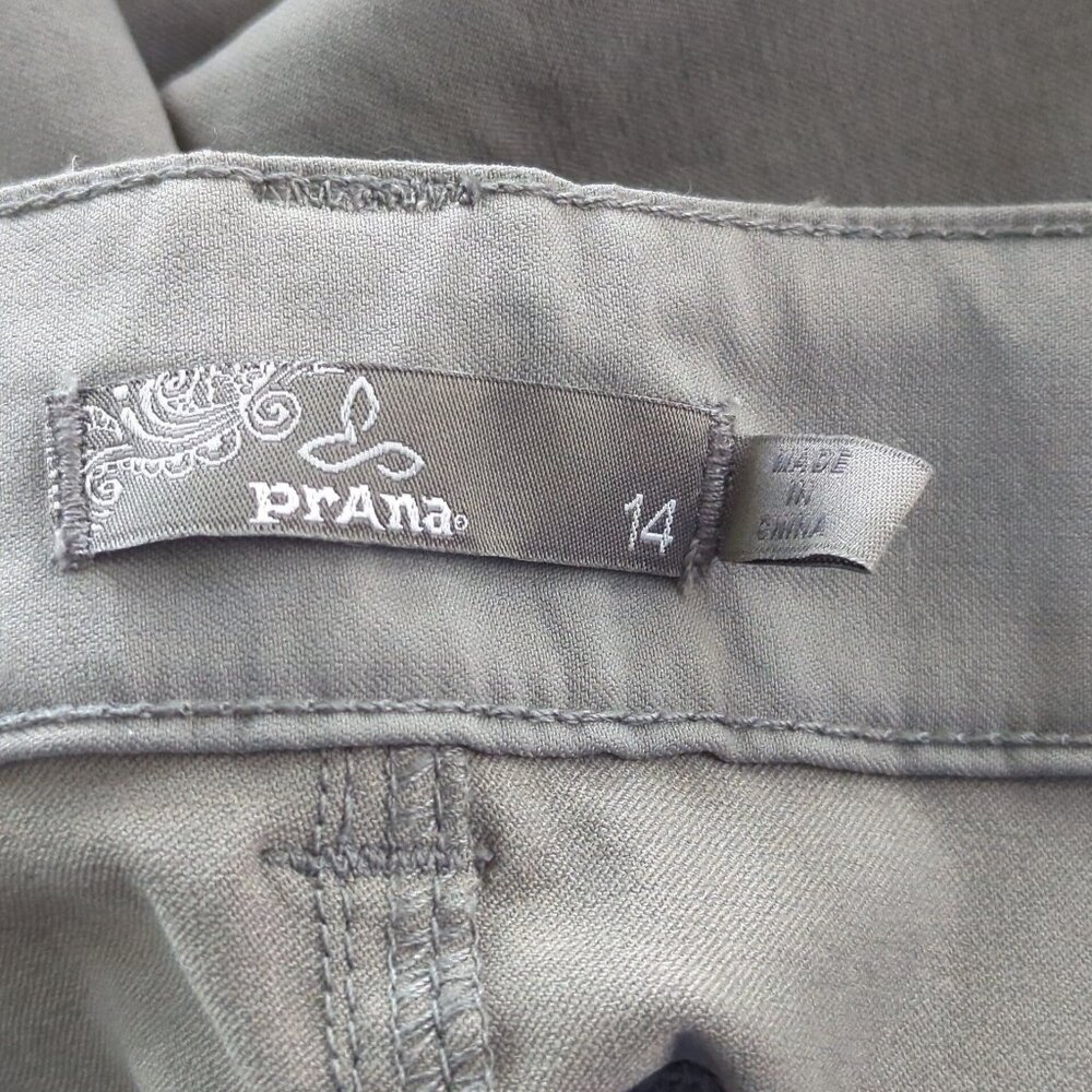 Prana Women’s Monarch Convertible Gray Hiking Outdoor Pants or Shorts sz 14 - Picture 9 of 16